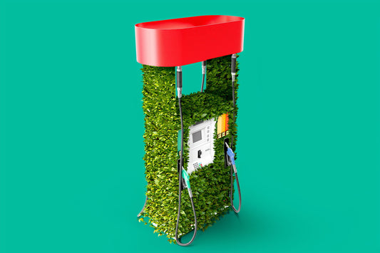 green gas pump- O2 Living blog makers of organic cold-pressed fruit and vegetable Living Juice’