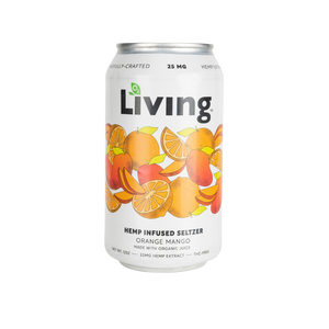 Hemp Infused Seltzer: Mango Orange