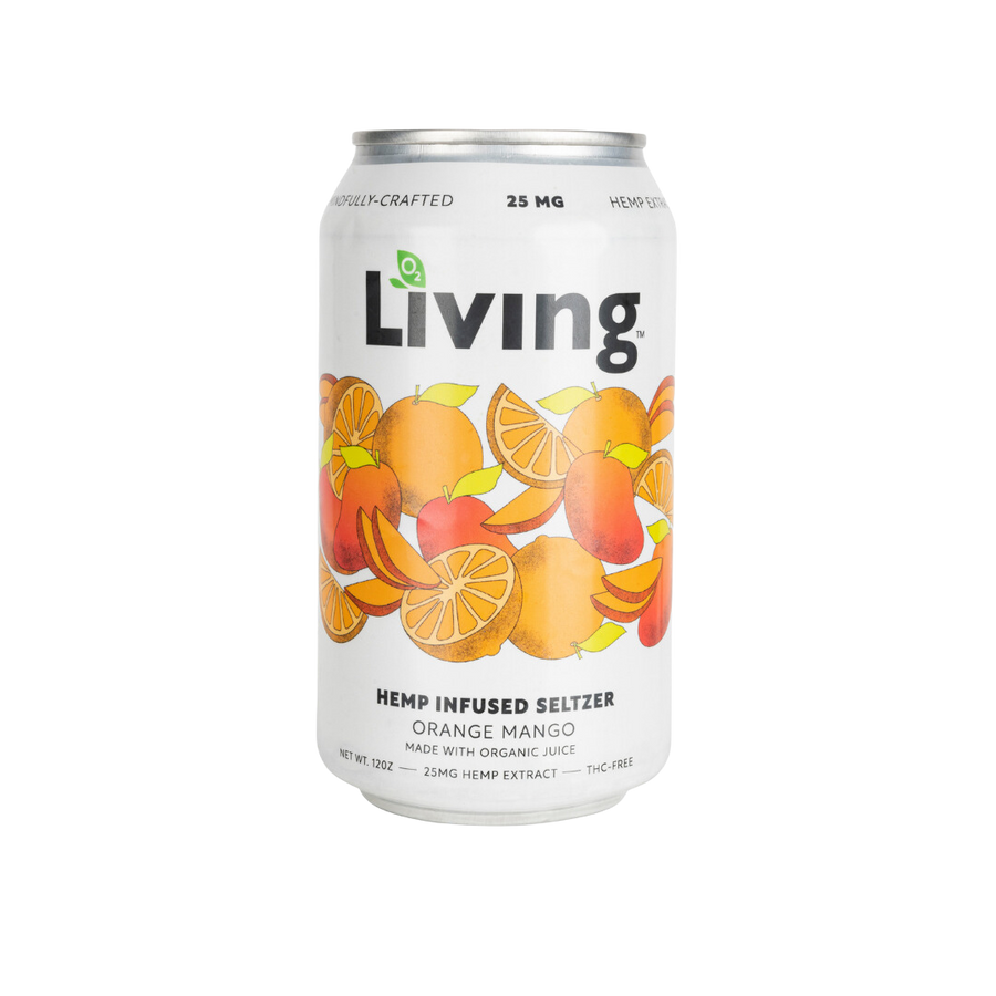 Hemp Infused Seltzer: Mango Orange